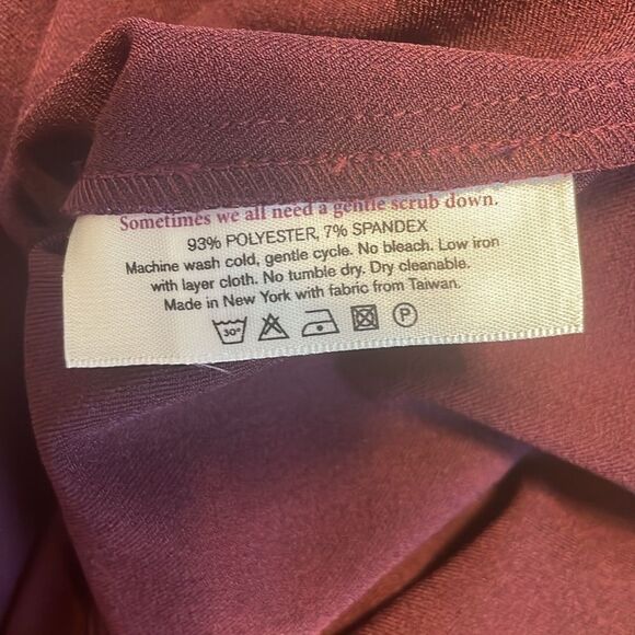 MM LaFleur The Etsuko Dress in Claret 2 - Picture 5 of 9